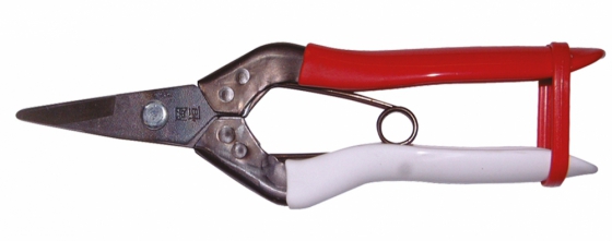 Product image Thinning shears Okatsune 307 with short blade suitable for harder (woody) stems