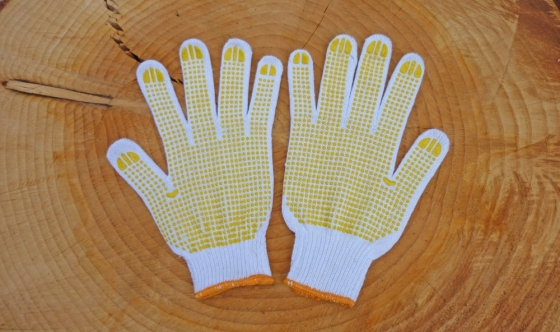 Product image Japanese cotton work gloves with anti slip